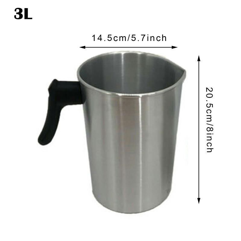 1.2/3L Wax Melting Pot Pouring Pitcher Jug For Candle Soap Making Hand Tools  |  Art & Crafts Art & Crafts Art & Crafts