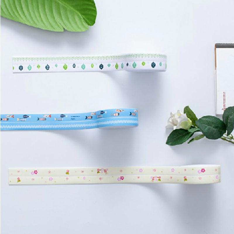 1 Roll Sealing Tape Waterproof Tape Pvc Acrylic Material Kitchen Bathroom Wall Adhesive Crack Repair Tape 330Cm Colorful Fruits  |  Tapes & Adhesives Tapes & Adhesives Cherry Blossoms