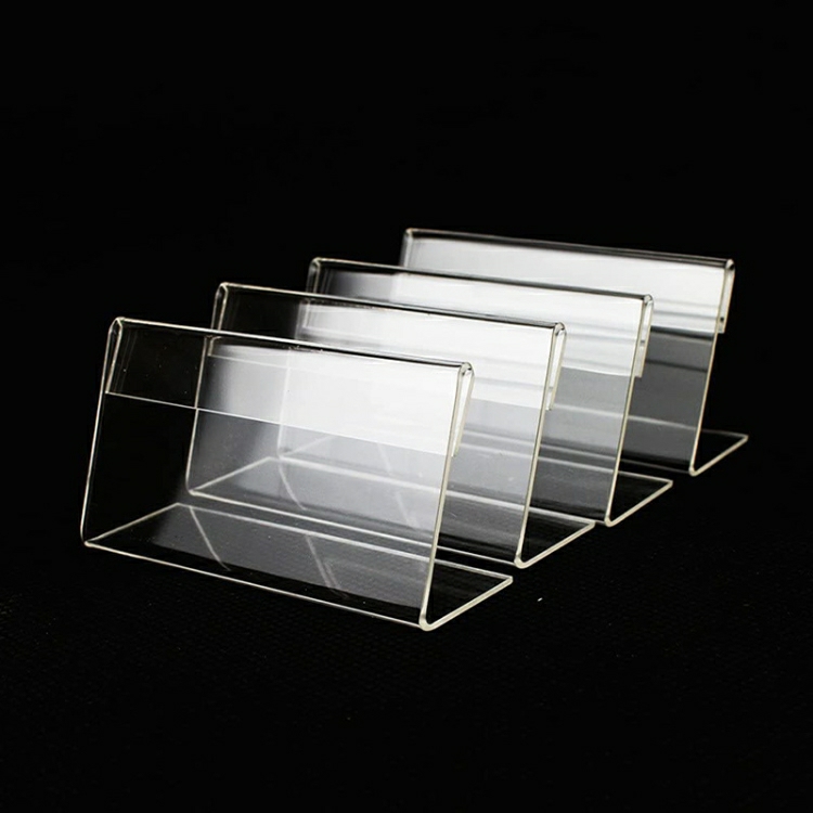 10 Pcs Mini Clear Acrylic Sign Display Stand Label Holder Label Holder  |  Boards & Easels Boards & Easels Boards & Easels