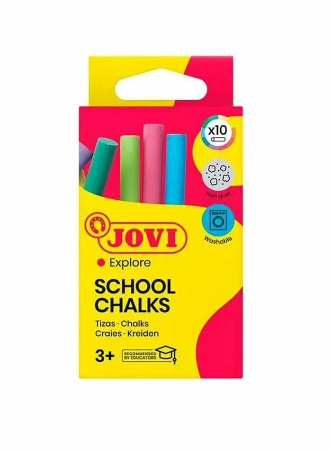 10-Piece Classcolor Chalk Set Multicolour  |  Boards & Easels Boards & Easels Boards & Easels