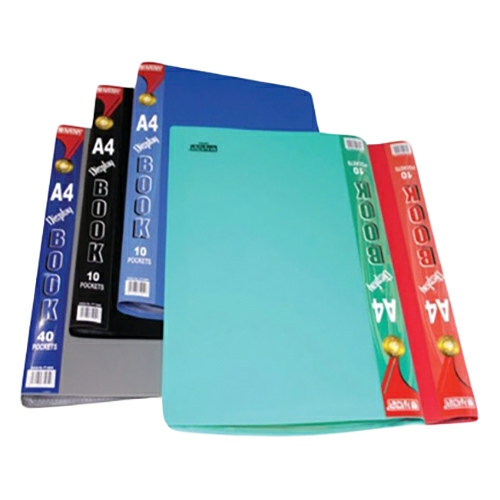 10 Pockets Display Book  |  Files & Folders Files & Folders Files & Folders