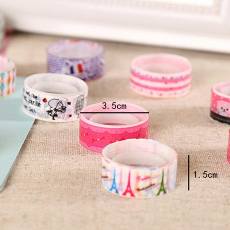 10Pcs Printing Tape Set Diy Masking Tape Cute Stickers Stationery  Gift Decoration Home School Supplies  |  Tapes & Adhesives Tapes & Adhesives Tapes & Adhesives