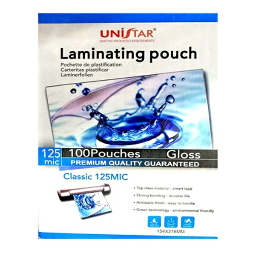 125 Micron A4 Size Laminating Sheet 100 Piece  |  Files & Folders Files & Folders Files & Folders