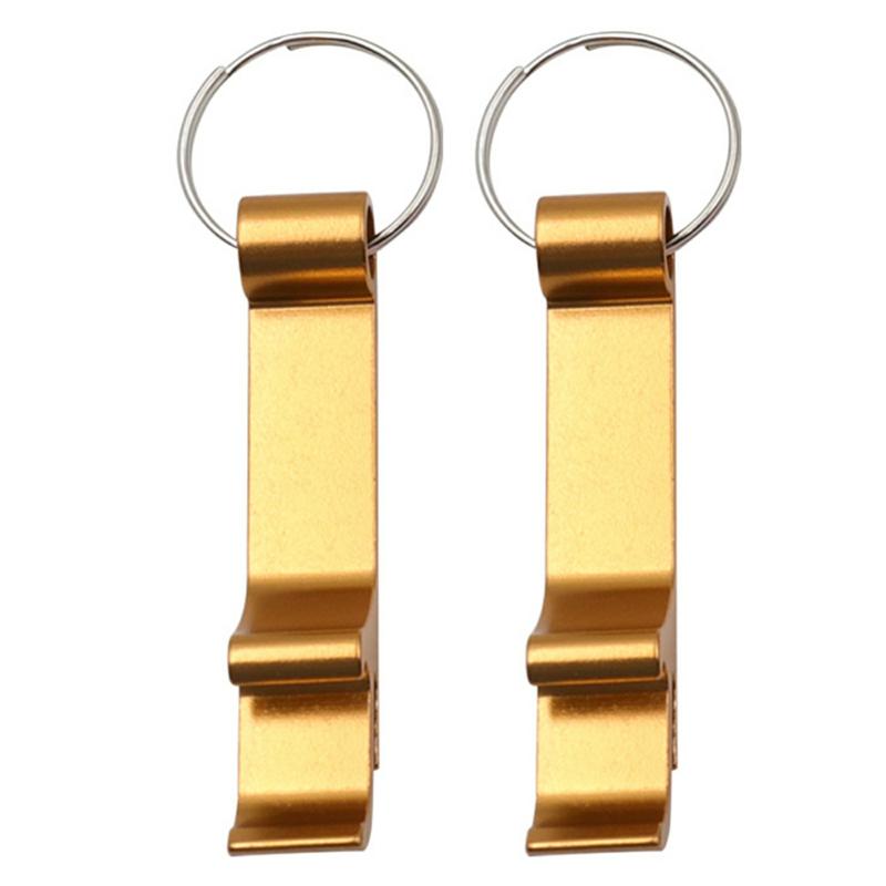 1/2Pcs Colorful Metal Opener Key Chain Portable Multipurpose Keychain For Car Key Handbag Gold,2Pcs  |  General Supplies General Supplies 1PCS