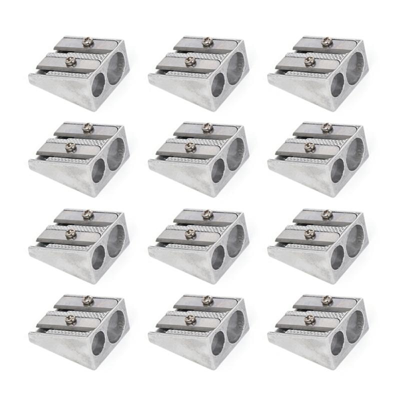 12Pcs Portable Manual Pencil Sharpener Anti-Drop Pencil Shavings Tray For Student/Designers  |  Writing Instruments Writing Instruments Writing Instruments