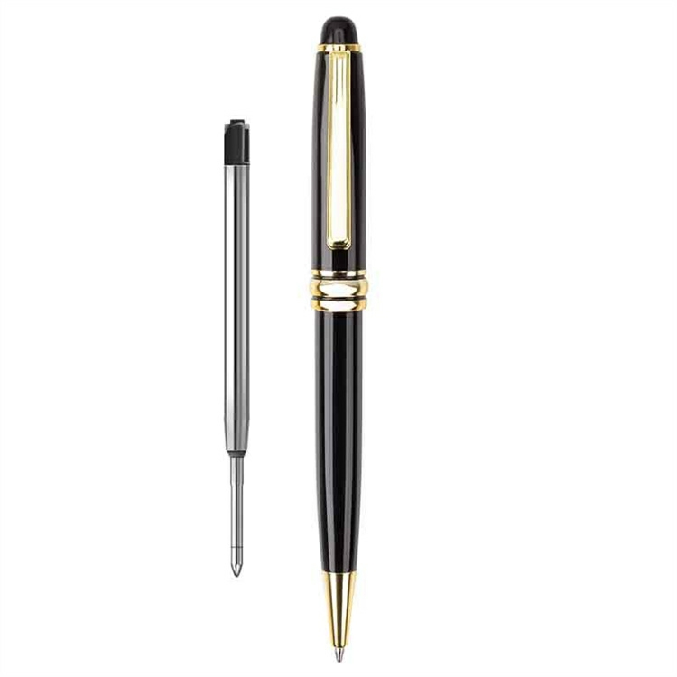 14.31Cm Custom Promotional  All-Steel Metal Rotating Pen Metal Ballpoint Pen Business Ballpoint Cheap  Pen With Clip B  |  Writing Instruments Writing Instruments A