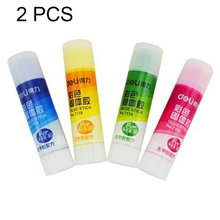 2 Pcs School Supplies Solid Glue High Viscosity Color Without Formaldehyde Solid Glue, Random Color Delivery  |  Tapes & Adhesives Tapes & Adhesives Tapes & Adhesives