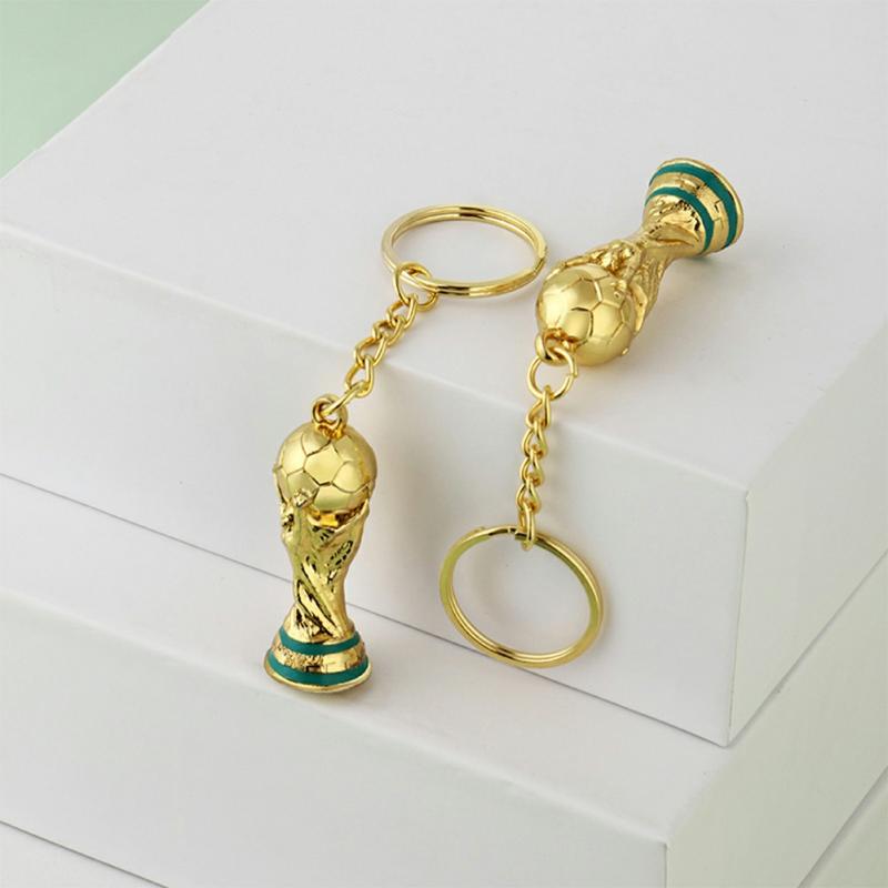 2022 Qatar World-Cup Football Trophy Keychain Creative Football Souvenir Pendant  |  General Supplies General Supplies General Supplies