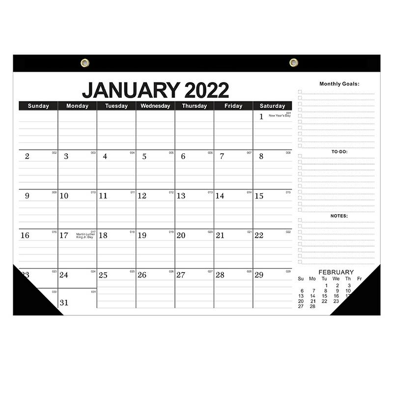 2022 Wall Calendar Hanging Monthly Calendar Planner Monthly Office Calendar For Home Office 1  |  Writing Material Writing Material 1