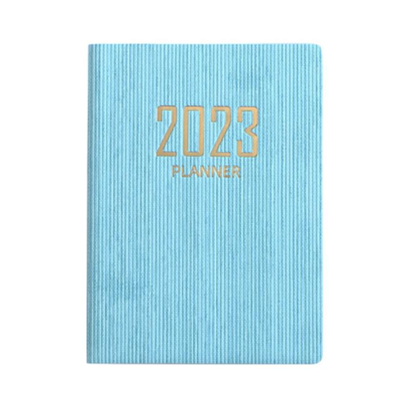 2023 Daily Planner Notebook Portable A7 Pocket Calendar 60 Sheets/120 Pages Blue,A7  |  Writing Material Writing Material A7