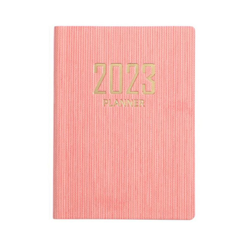 2023 Daily Planner Notebook Portable A7 Pocket Calendar 60 Sheets/120 Pages Pink,A7  |  Writing Material Writing Material A7