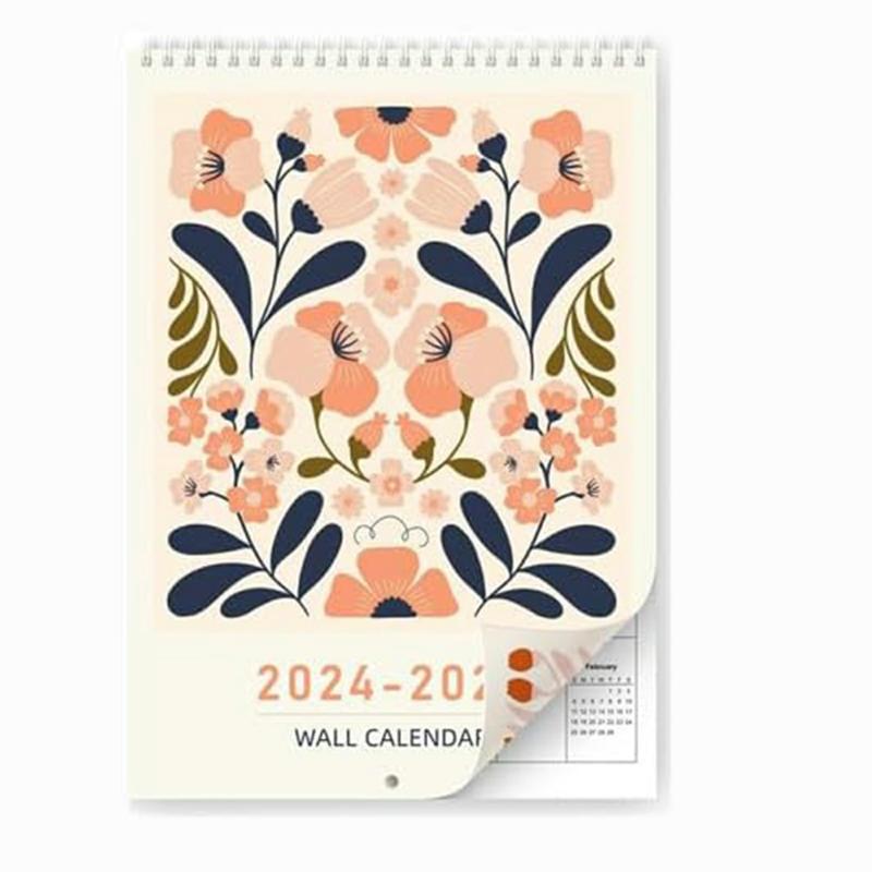 2024 Abstract Art Wall Calendar 18 Months Calendar Planner For Living Room Home  |  Writing Material Writing Material Writing Material