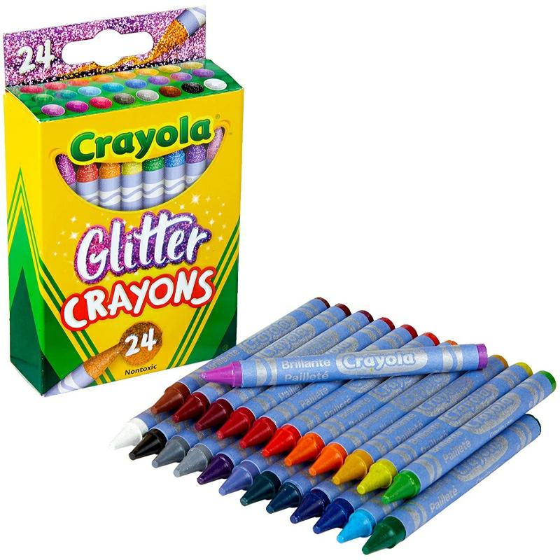 – 24 Ct. Glitter Crayons  |  Writing Instruments Writing Instruments Writing Instruments