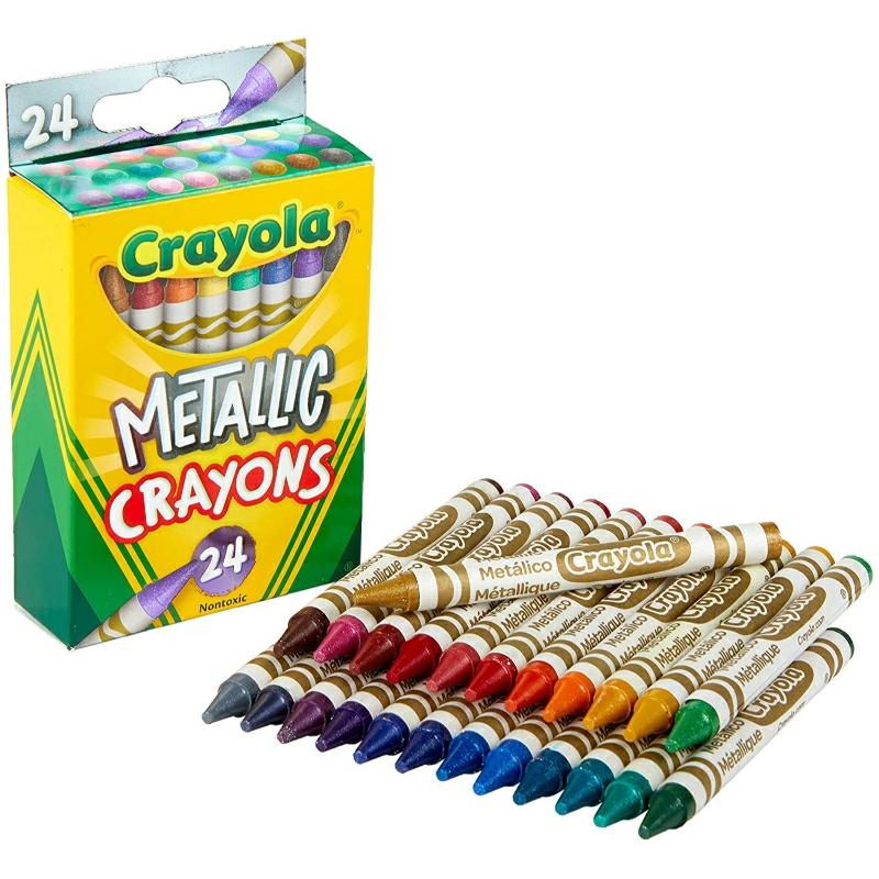 – 24 Ct. Metallic Crayons  |  Writing Instruments Writing Instruments Writing Instruments