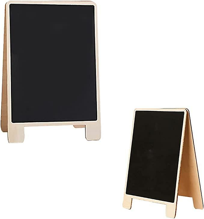 2Pcs Chalkboard Signs Desktop Standing Message Boards For Home Office  |  Boards & Easels Boards & Easels Boards & Easels