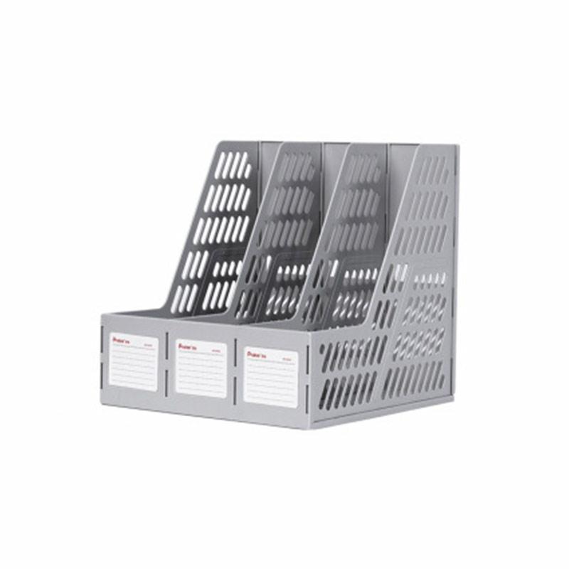 3-Compartments Magazine And Literature File Storage Rack For Office  |  Files & Folders Files & Folders Files & Folders