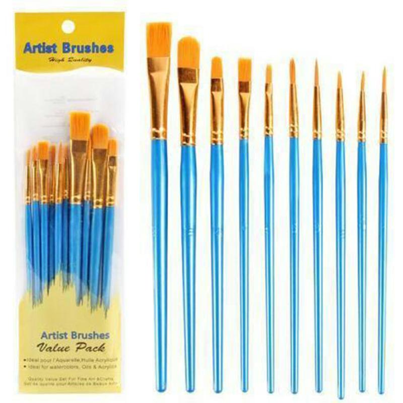 3-In-1 Multifunctional Paint Brush Cleaner Paint Brush Holder Portable Watercolor Painting Palettes 10 Blue Oil Brushes  |  Art & Crafts Art & Crafts 10 Black Oil Brushes