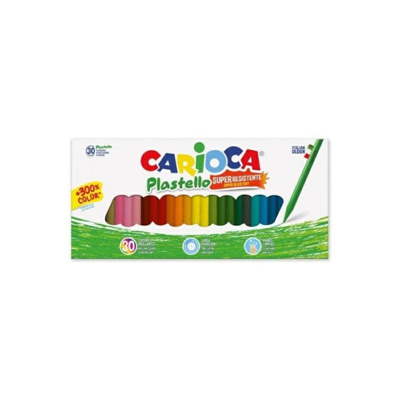 30 Pieces Plastello Crayons Multicolor  |  Writing Instruments Writing Instruments Writing Instruments