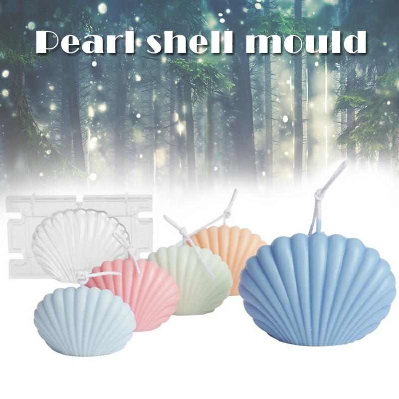 3D Sea Shell Shape Mold Acrylic Diy Candle Mold Small Shell Mold For Cake Pastrys Baking Decorating Tools Candle Soap  |  Art & Crafts Art & Crafts Art & Crafts