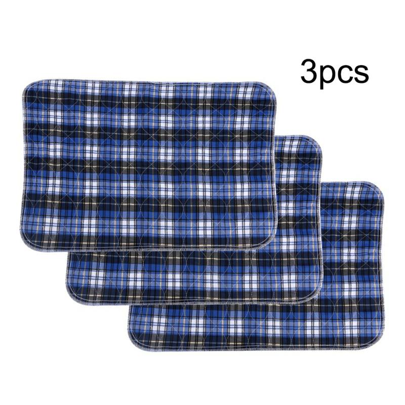 3Pcs Reusable Washable Pad An Absorbent Pad For Adults Incontinence Pad Blue Lattice 45 60  |  Tapes & Adhesives Tapes & Adhesives Tapes & Adhesives