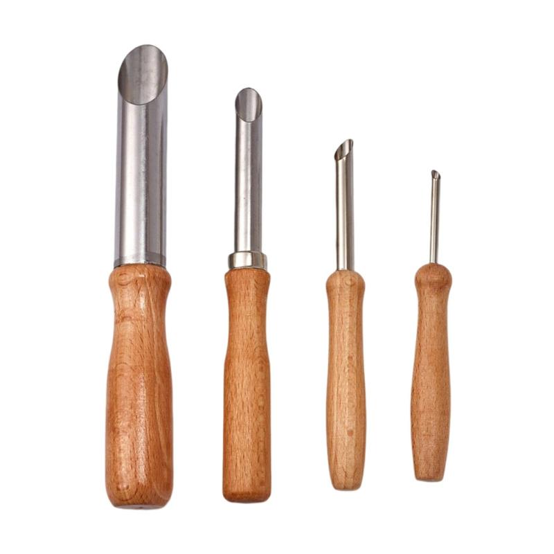 4 Pcs/Set Stainless Steel Circle Shaping Pottery Clay Tool Multipurpose Soft Clay Model Making Tool Portable Diy Sculpt Tools  |  Art & Crafts Art & Crafts Art & Crafts