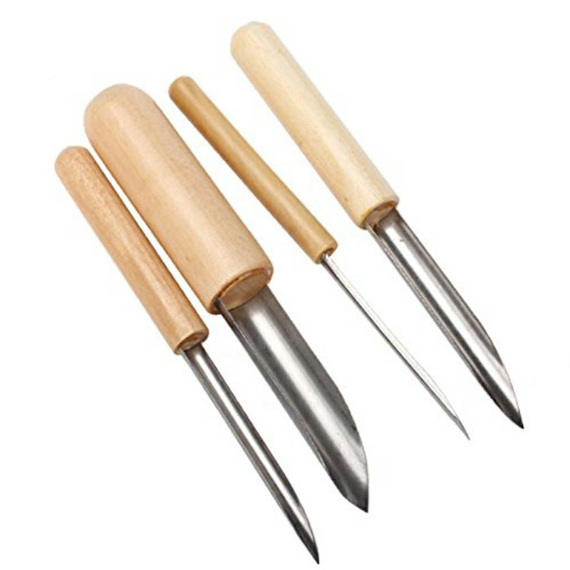 4Pcs Semi Round Hole Cutters Pottery Clay Ceramic Diy Tools For Drilling & Sculpture  |  Art & Crafts Art & Crafts Art & Crafts