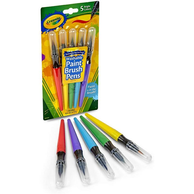 5 Ct. Washable No Drip Paint Brush Pens  |  Art & Crafts Art & Crafts Art & Crafts