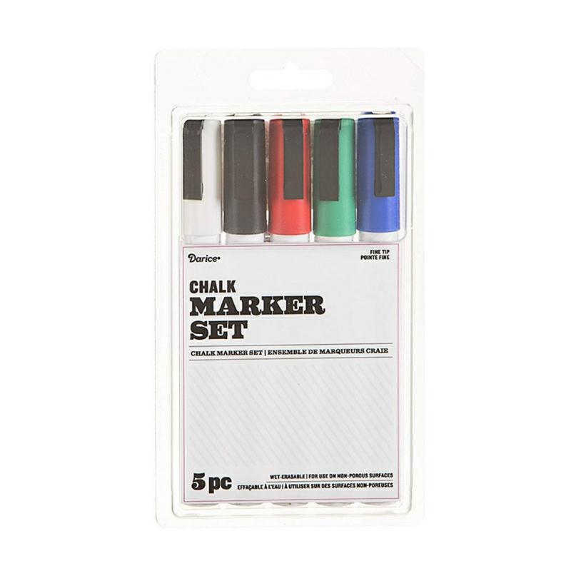 5 Pieces Chalkboard Marker Set Multicolor  |  Writing Instruments Writing Instruments Writing Instruments