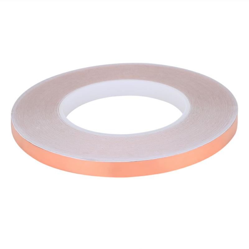 50M Highly Conductive Strong Adhesive Copper Shielding Foil Tape (1Cm)  |  Tapes & Adhesives Tapes & Adhesives Tapes & Adhesives