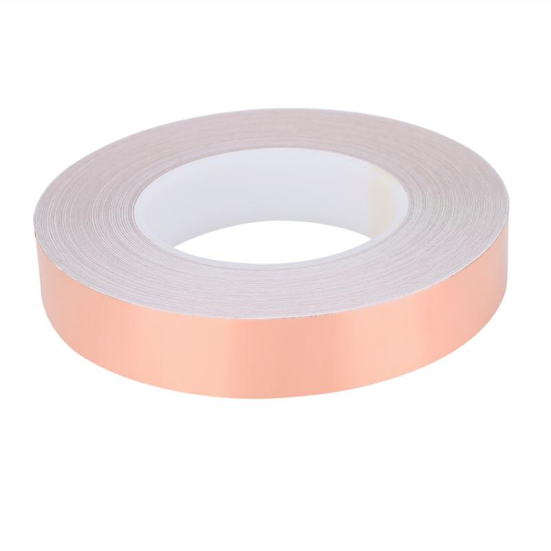 50M Highly Conductive Strong Adhesive Copper Shielding Foil Tape (2.5Cm)  |  Tapes & Adhesives Tapes & Adhesives Tapes & Adhesives