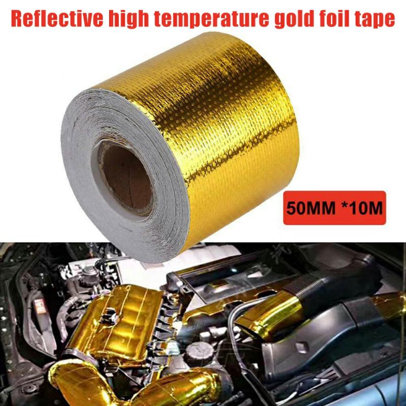 50Mmx10M Reflective High Temperature Gold Roll Adhesive Heat Shield Wrap Tape Packing Accessory New  |  Tapes & Adhesives Tapes & Adhesives Tapes & Adhesives