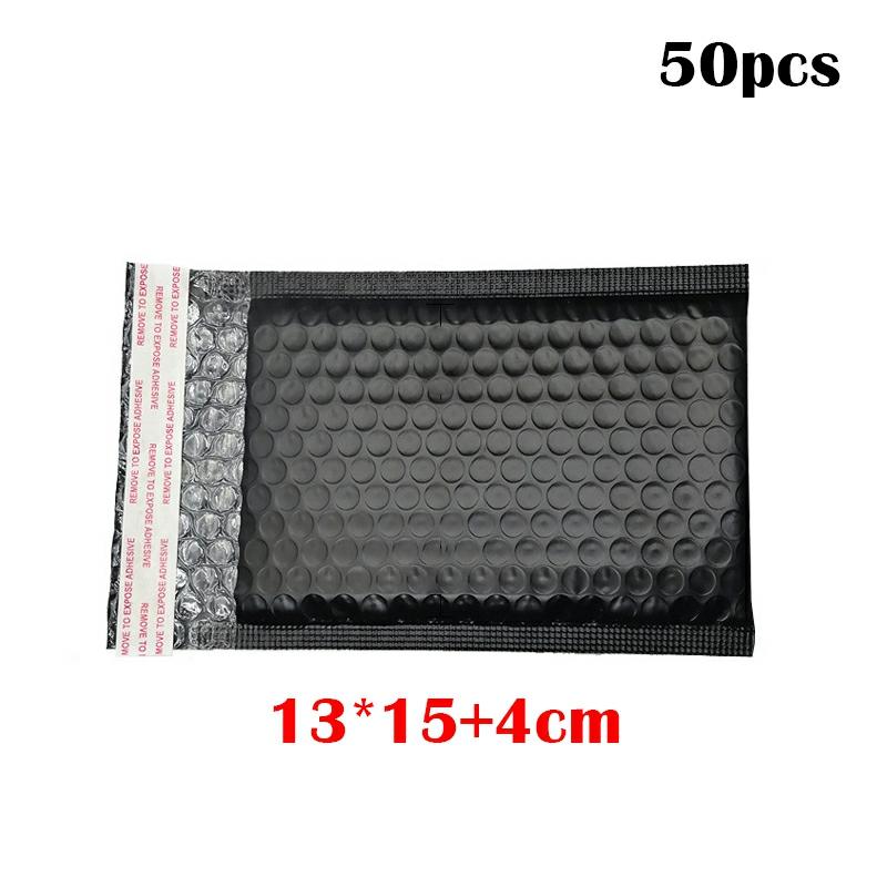 50Pcs Upgraded Poly Bubble Mailers Padded Envelopes Bubble Lined Poly Mailer Self Seal 50 Black 1315 4Cm  |  General Supplies General Supplies 50 Black 13*15 4cm