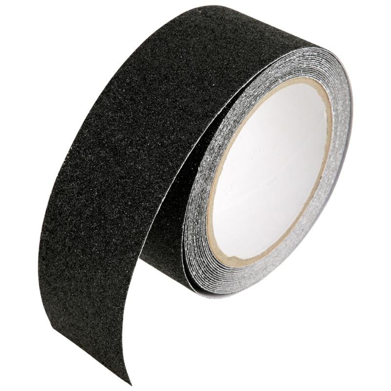 5Cm X 5M Self-Adhesion Pvc Anti Slip Tape Wearproof Adhesive Safety Flooring (Black)  |  Tapes & Adhesives Tapes & Adhesives Tapes & Adhesives