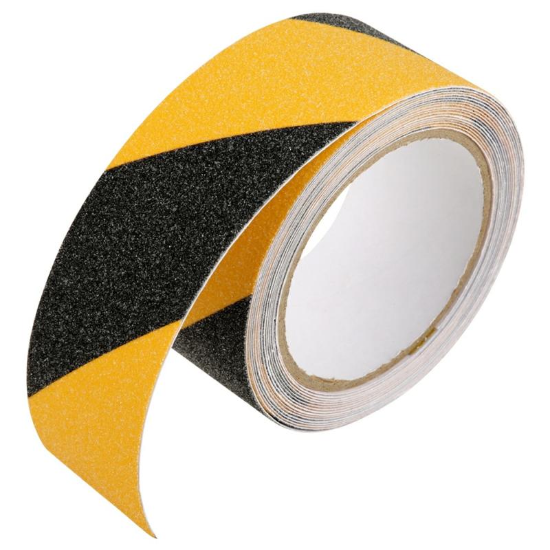 5Cm X 5M Self-Adhesion Pvc Anti Slip Tape Wearproof Adhesive Safety Flooring (Yellow & Black)  |  Tapes & Adhesives Tapes & Adhesives Tapes & Adhesives