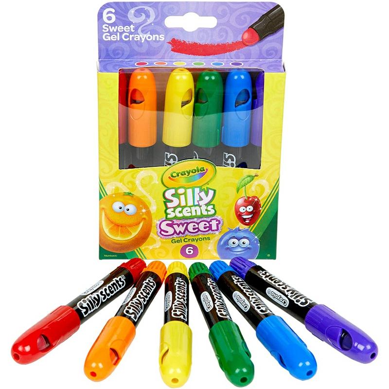 6 Ct. Silly Scents Gel Crayons  |  Writing Instruments Writing Instruments Writing Instruments