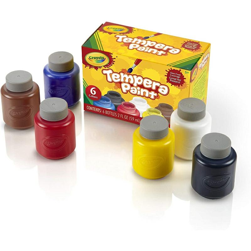 6 Ct. Tempera 2-Oz. Paint Set  |  Art & Crafts Art & Crafts Art & Crafts