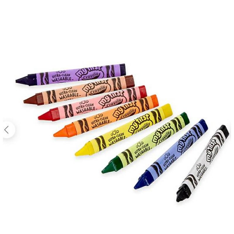 8 Ct. My First Washable Tripod Grip Crayons, Stage 2  |  Writing Instruments Writing Instruments Writing Instruments