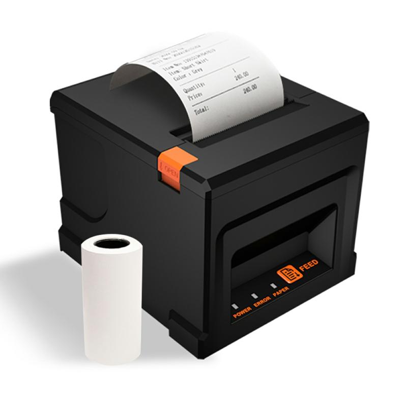 80Mm Usb+Bt Receipt Printer Pos Printer With Auto Cutter Desktop Direct Thermal Printing Compatible With Support Esc/Pos For Shipping Business Restaurant Kitchen Supermarket Home Business Retail Store Uk-3  |  Desk Supplies Desk Supplies Desk Supplies