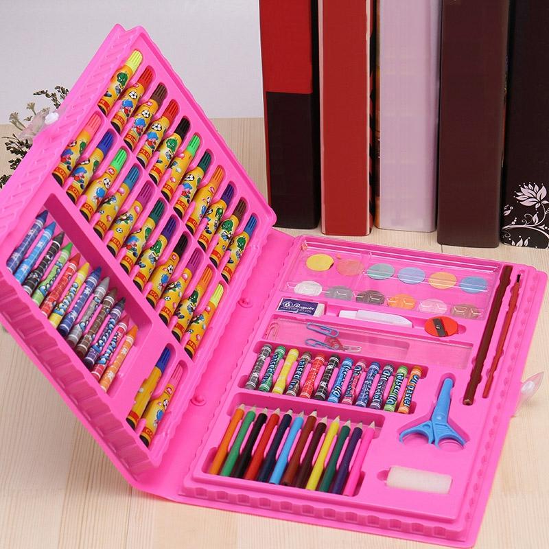 86 Pcs Children Painting Tools Art Supplies For Drawing With Watercolor Pen Ruler Eraser Sharpener New  |  Art & Crafts Art & Crafts Art & Crafts