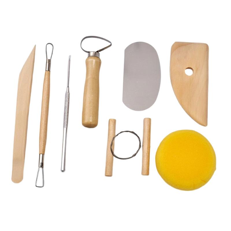 8Pcs/Set Clay Ceramics Molding Tools Multipurpose Diy Sculpting Clay Set Pottery Modeling Carving Smoothing Wax Kit  |  Art & Crafts Art & Crafts Art & Crafts