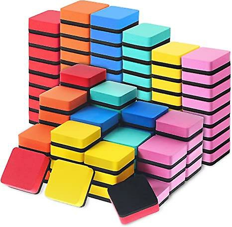 96 Pack Mini Dry Erase Erasers Bulk Magnetic Whiteboard Dry Erasers Classroom Supplies Whiteboard Chalkboard Cleaner For Teacher Kids School Office, 1  |  Boards & Easels Boards & Easels Boards & Easels