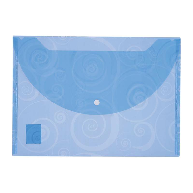 A4 Button File Snail Line Series Blue  |  Files & Folders Files & Folders Files & Folders