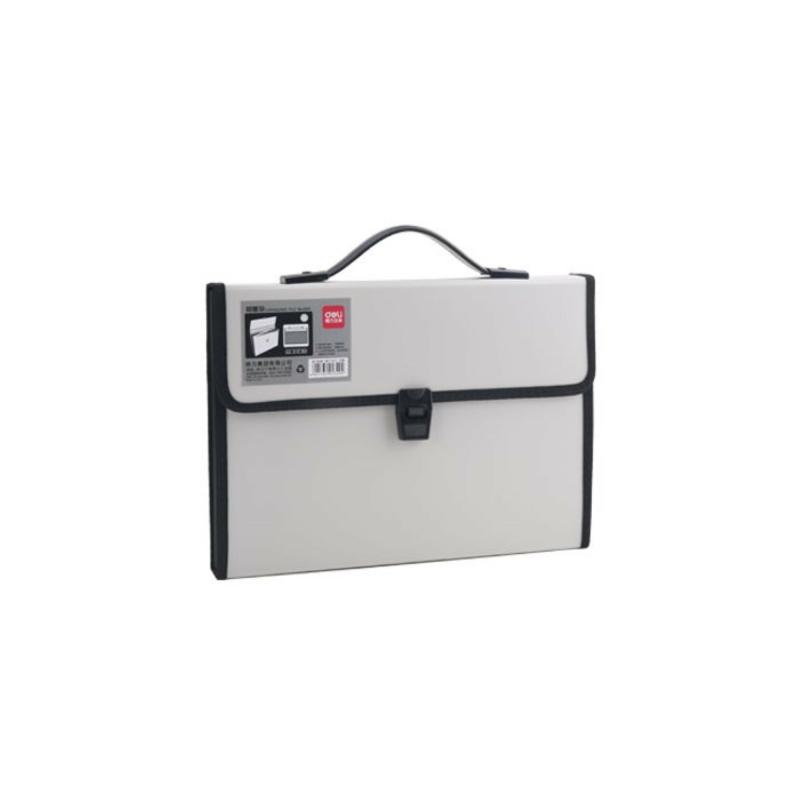 A4 Expanding File 12 Pockets With Handle White  |  Files & Folders Files & Folders Files & Folders