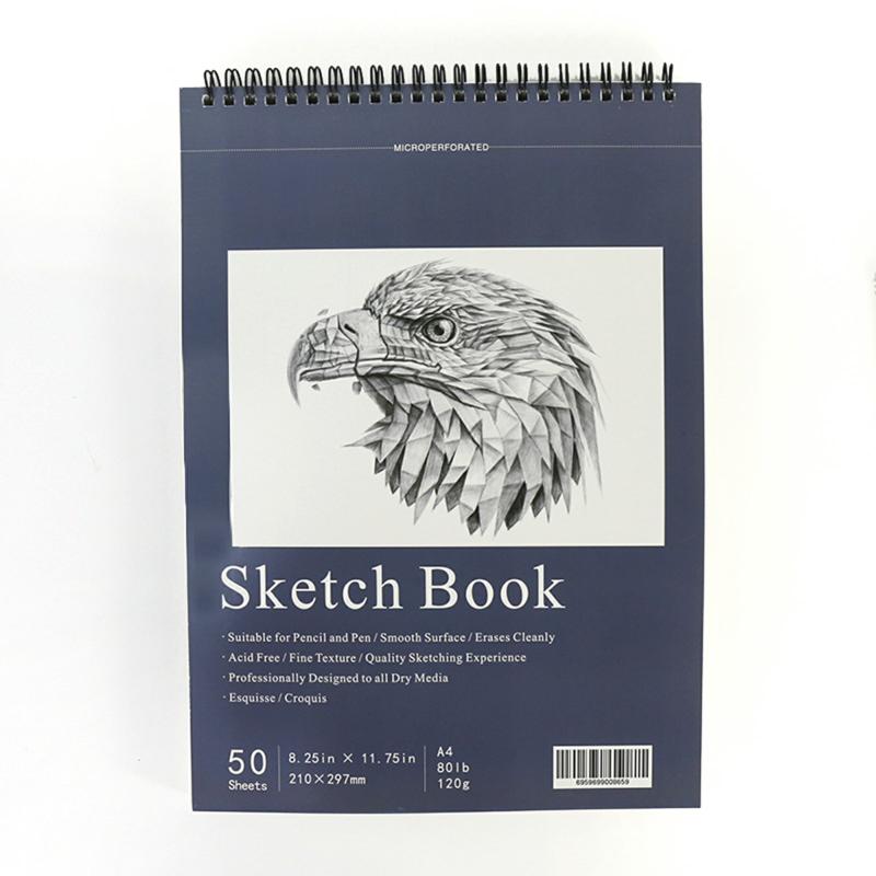 A4/A5 Coils Sketch Book High-Definition Tearable Sketch Notebook For Outdoors A4  |  Writing Material Writing Material A