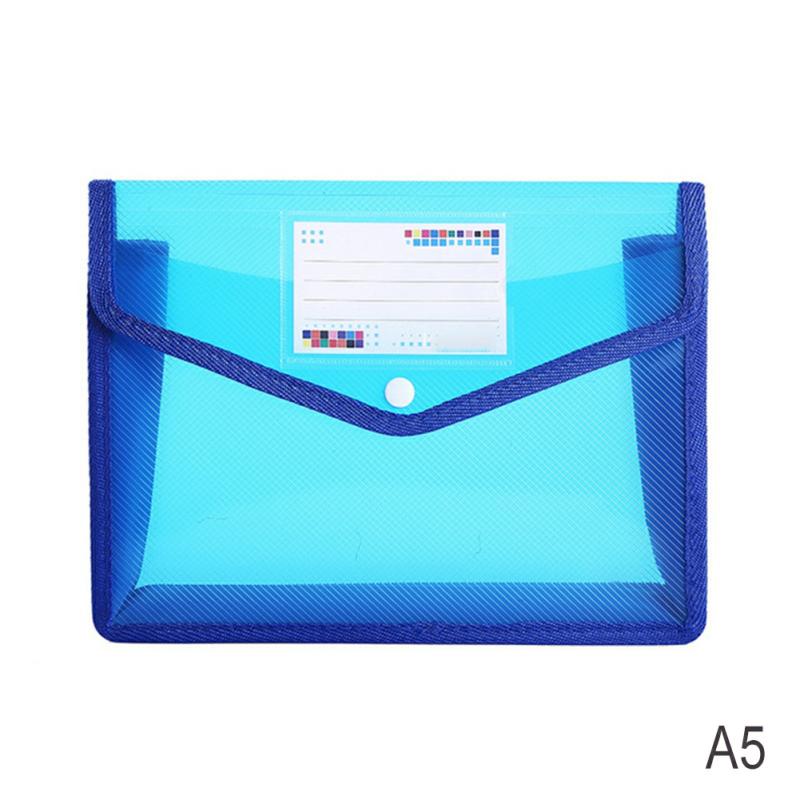 A4/A5 Three-Dimensional File Storage Bag Multifunctional Portable File Bag For School Work Home Blue,A5  |  Files & Folders Files & Folders A4