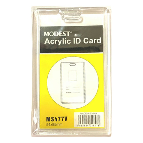 Acrylic Id Card Holder Ms477V  |  Desk Supplies Desk Supplies Desk Supplies