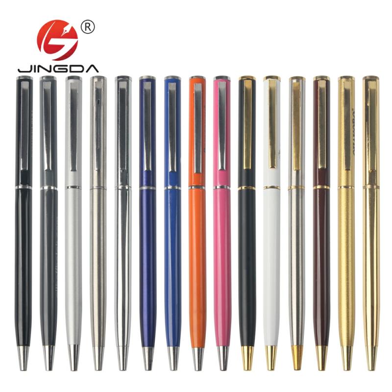 Advertising Slim Hotel Ball Pen Metal Sports Black Pen Ballpoint Pen 10G 20-25 Days Multicolor  |  Writing Instruments Writing Instruments multicolor