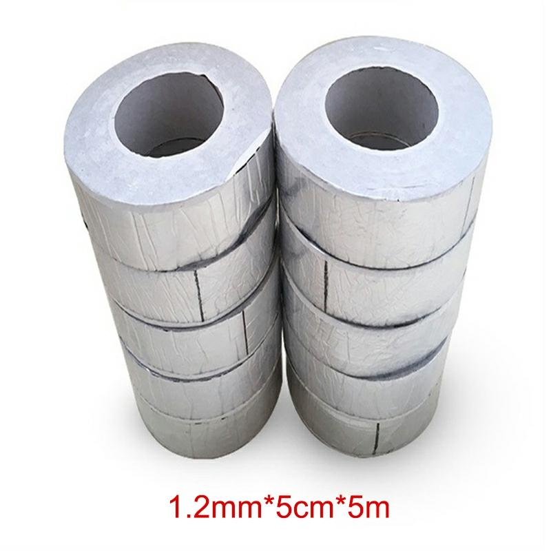 Aluminum Foil Butyl Rubber Tape Self Adhesive Waterproof For Roof Pipe Marine Repair 1.2Mmx5Cmx5M  |  Tapes & Adhesives Tapes & Adhesives 1.2mmx10cmx10m