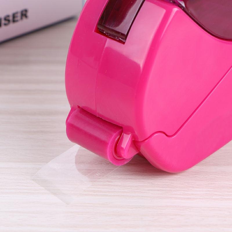 Automatic Tape Dispenser Handheld One Press Cutter For Gift Wrapping Scrap Booking Sealing Rose Red  |  Tapes & Adhesives Tapes & Adhesives Gray