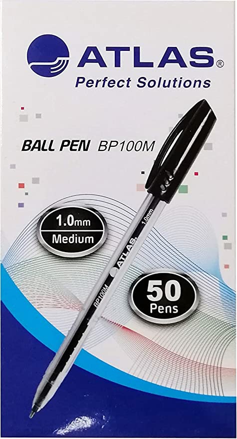 Ball Pen 1.0Mm Medium Bx 50 Black  |  Writing Instruments Writing Instruments Writing Instruments